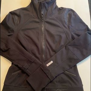 Zella black fitted track jacket size S